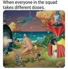 squad different doses