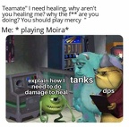 moira you arent healing