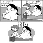 you could go to bed earlier