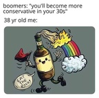 more conervative as you get older
