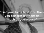 mark twain facts distort
